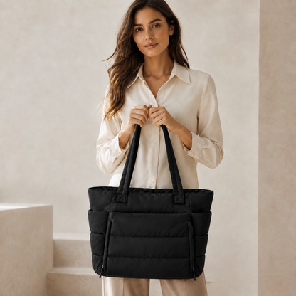 The Harper Quilted Tote