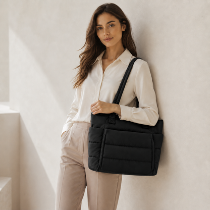 The Harper Quilted Tote