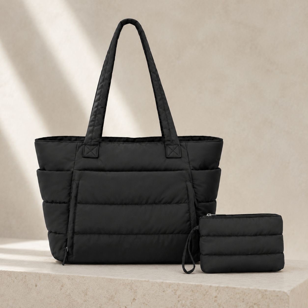 The Harper Quilted Tote