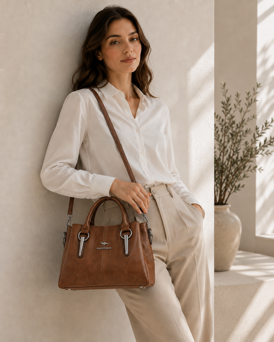The Vic Leather Handbag
