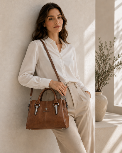 The Vic Leather Handbag