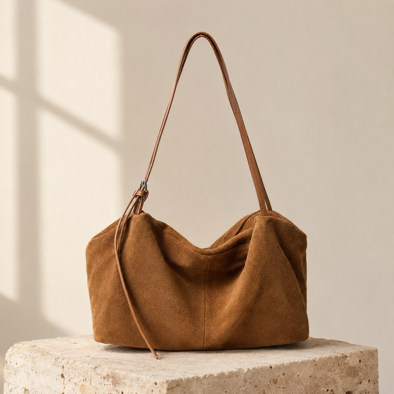 The Florence Suede Shoulder Bag