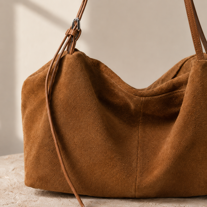 The Florence Suede Shoulder Bag