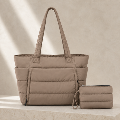 The Harper Quilted Tote
