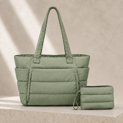 The Harper Quilted Tote