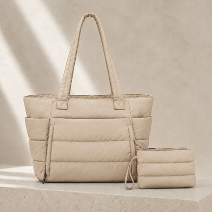 The Harper Quilted Tote