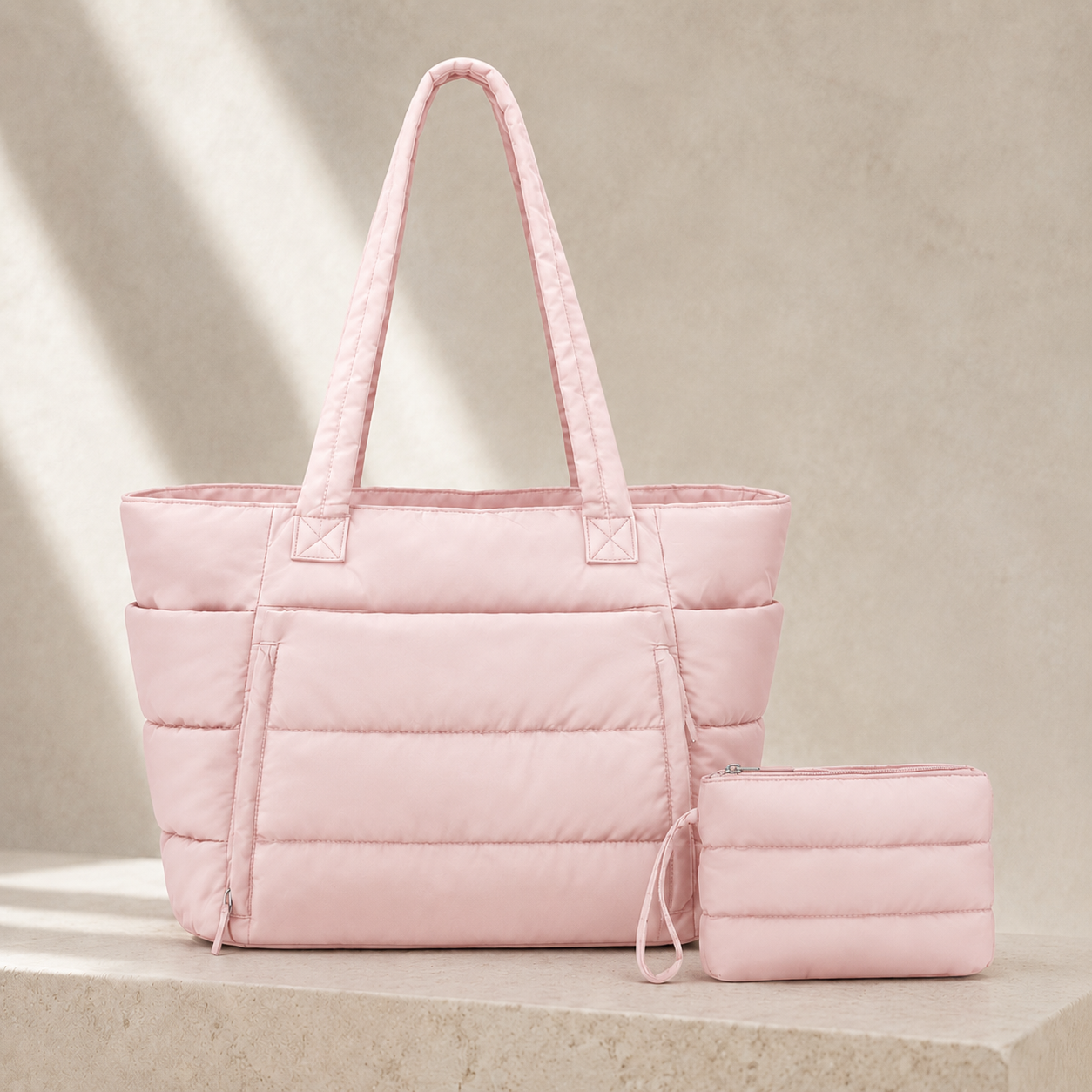 The Harper Quilted Tote