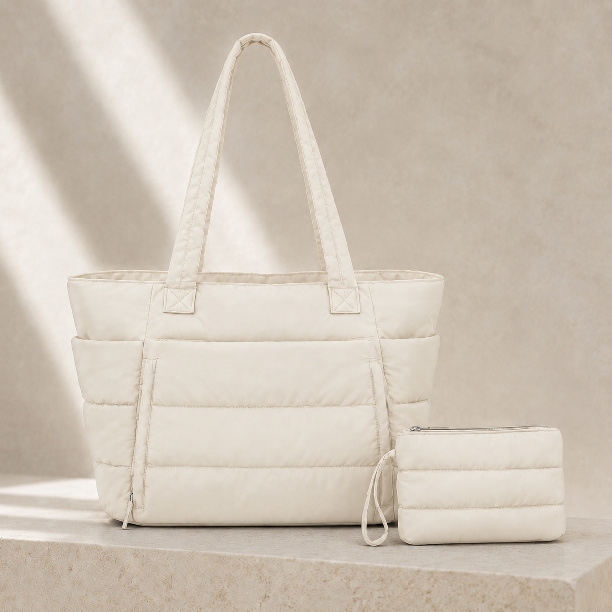 The Harper Quilted Tote