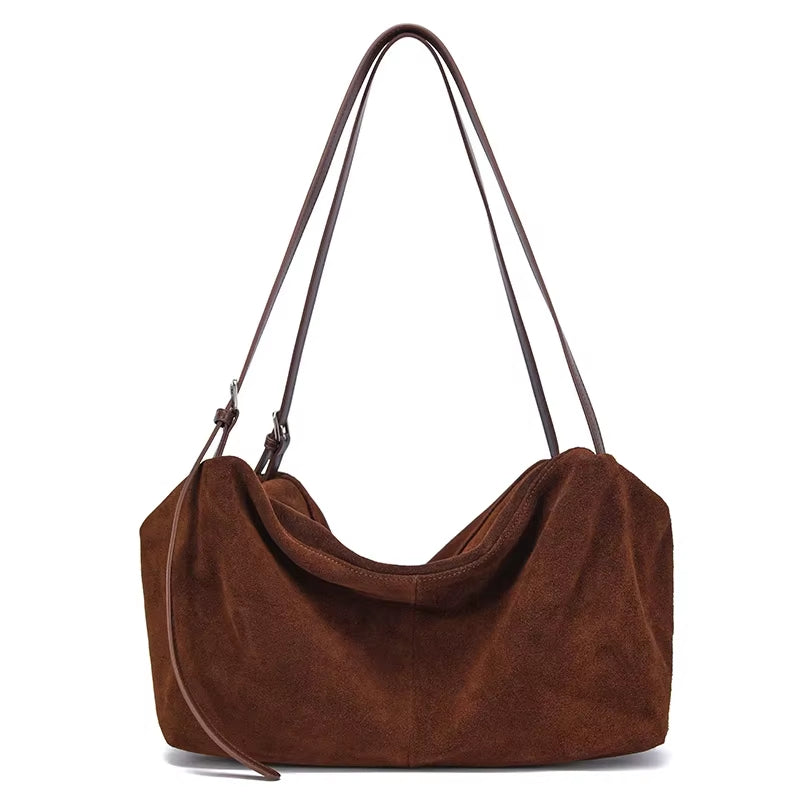 The Florence Suede Shoulder Bag