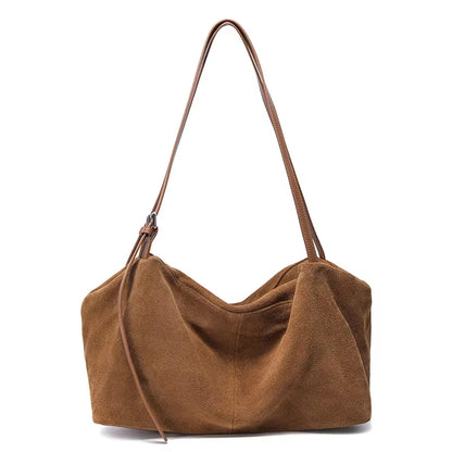 The Florence Suede Shoulder Bag